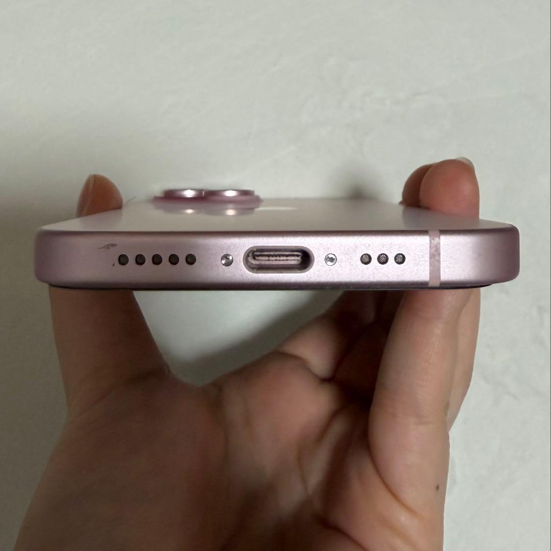 美品　iPhone15 PINK 256GB 残責なし