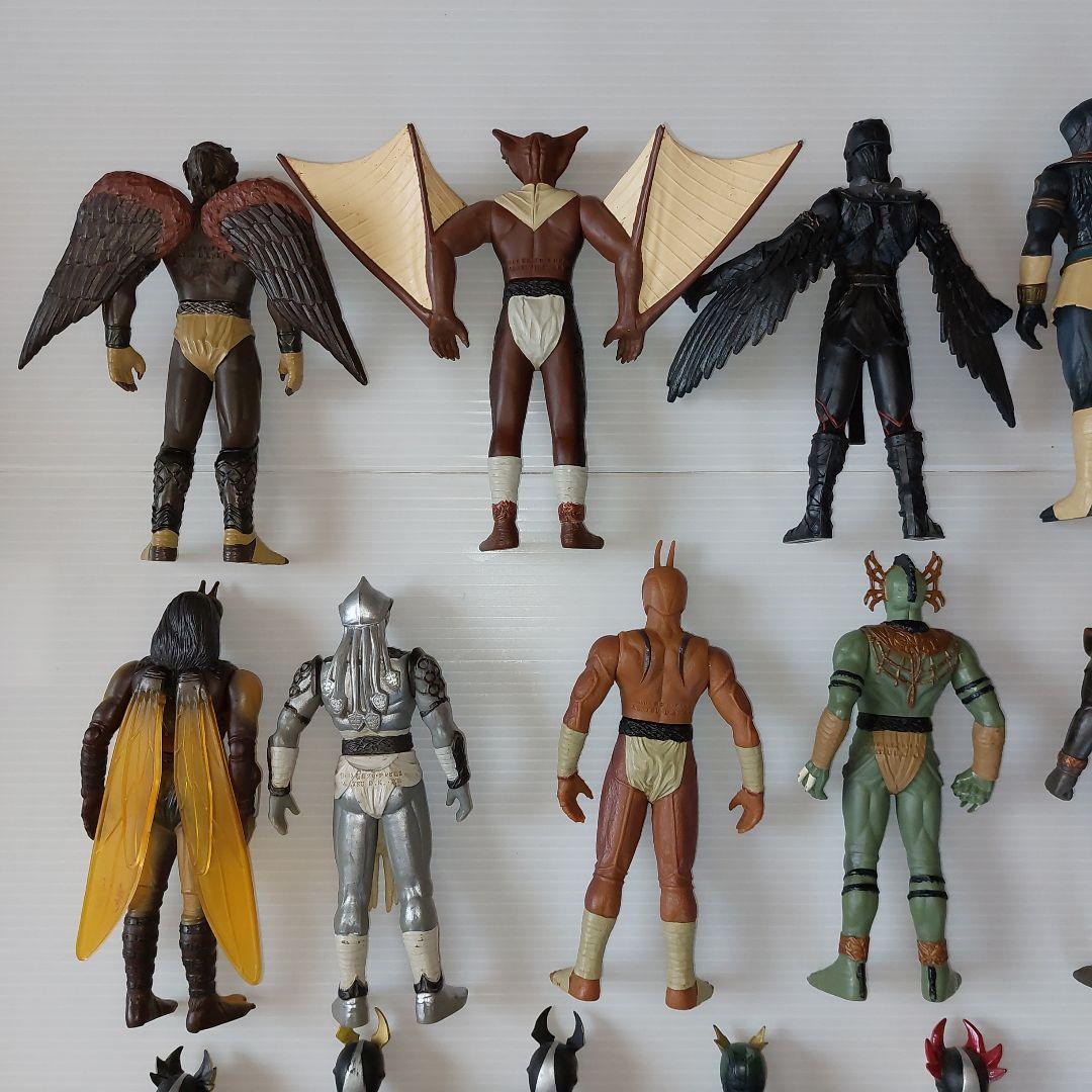 仮面ライダー　ライダーヒーローシリーズ　クウガ、アギト、怪人！当時物ソフビ