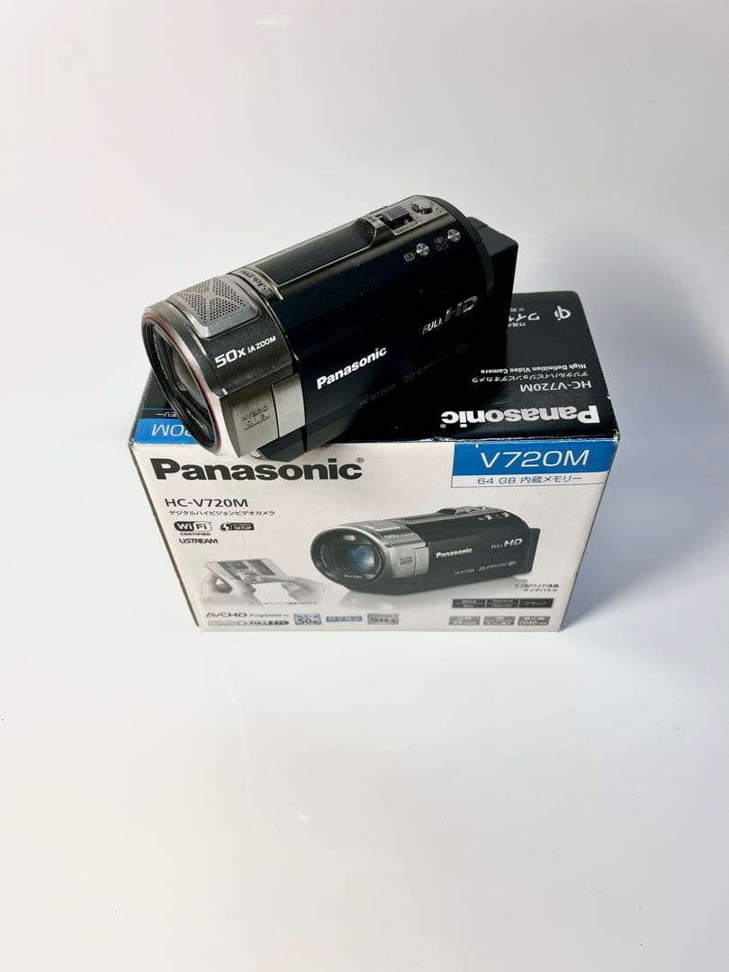パナソニック デジタルハイビジョンビデオカメラ ブラックHC-V720M
