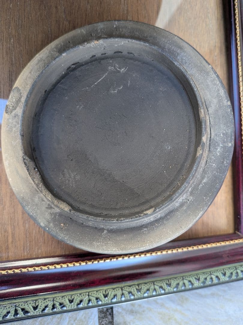 確認用追加画像明治時代後期頃素焼き茶道具陶器焼締製水漏れテスト済み品