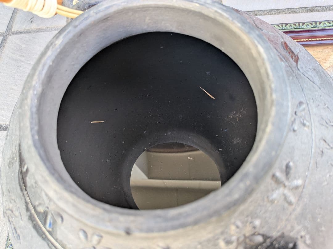 確認用追加画像明治時代後期頃素焼き茶道具陶器焼締製水漏れテスト済み品