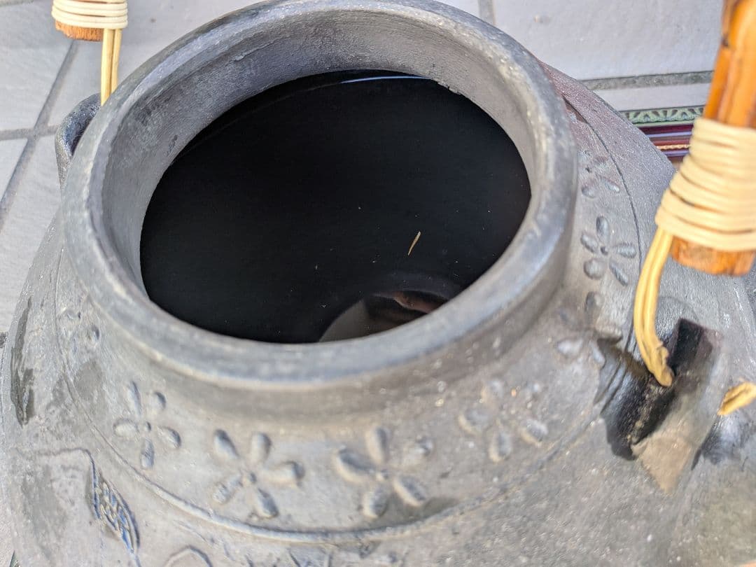 確認用追加画像明治時代後期頃素焼き茶道具陶器焼締製水漏れテスト済み品