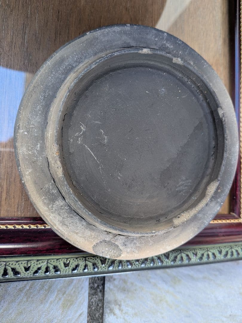 確認用追加画像明治時代後期頃素焼き茶道具陶器焼締製水漏れテスト済み品