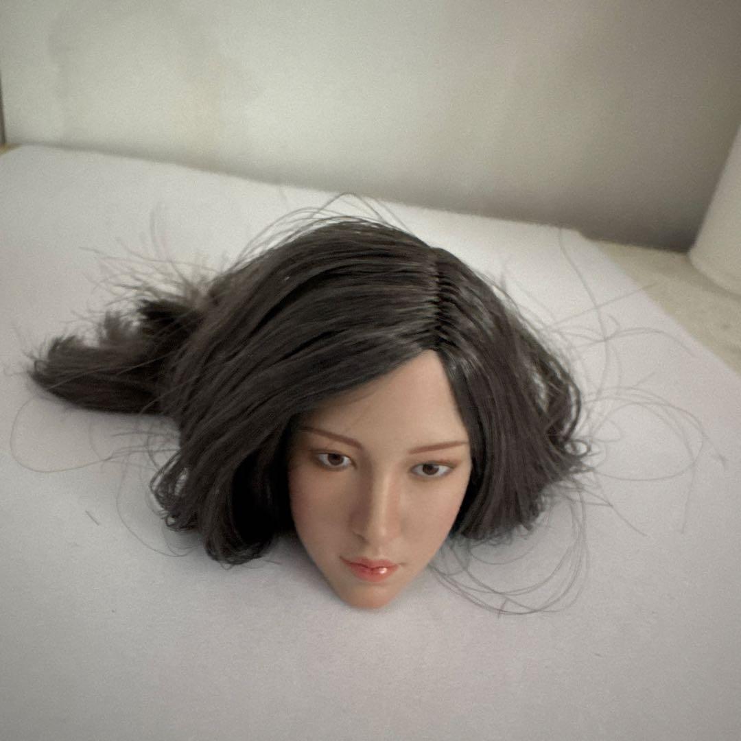 1/6 黒髪 アジア 女性 ヘッド