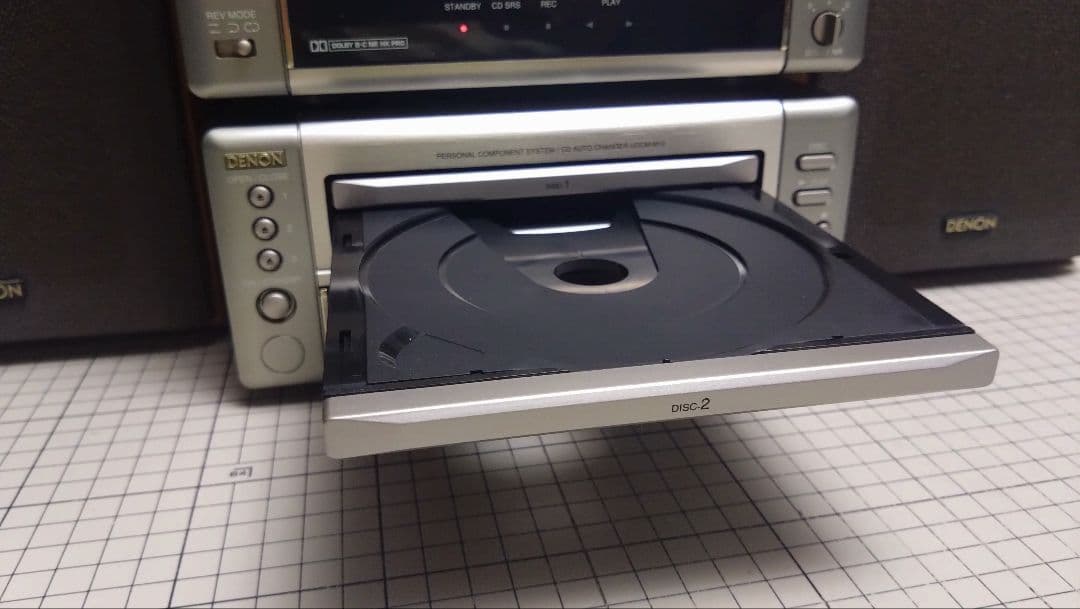 DENON UD-M10 MD カセット スピーカー セット ミニコンポ