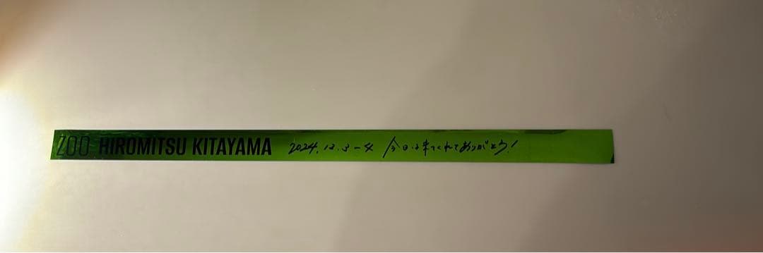 ※3月11日までの限定出品　北山宏光　オリジナルパーカー　新品未開封　銀テ付き