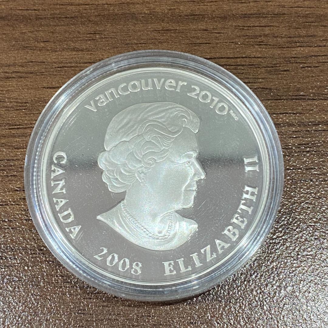 【美品】銀貨　2010年 バンクーバー冬季 オリンピック記念銀貨