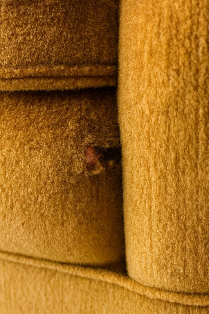 アメリカ製ヴィンテージ ソファ 1人掛け モスグリーン系 ベロア調 おしゃれ