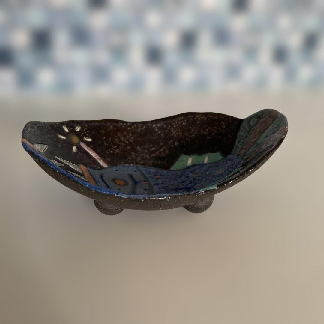 志村 観行＊海座工房＊アンコウ 飾り皿・豆皿