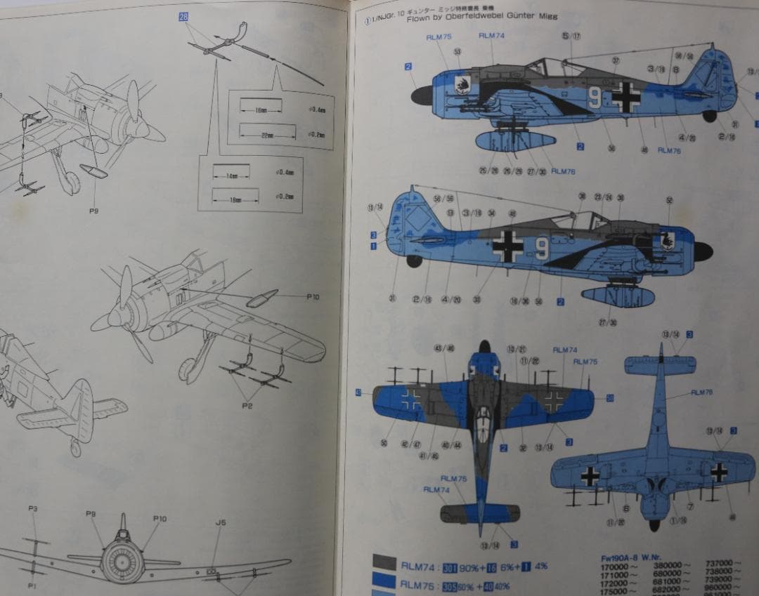 トライマスター製フォッケ・ウルフＦｗ１９０A－8／Ｒ１１　夜戦型 １／４８