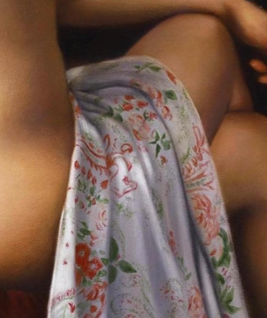 疋田正章「幽遠」裸婦 共シール 10号 ホキ美術館大賞入選画家