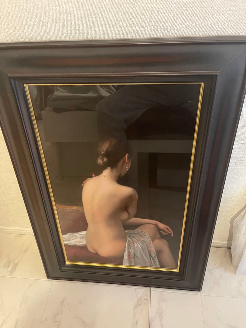 疋田正章「幽遠」裸婦 共シール 10号 ホキ美術館大賞入選画家