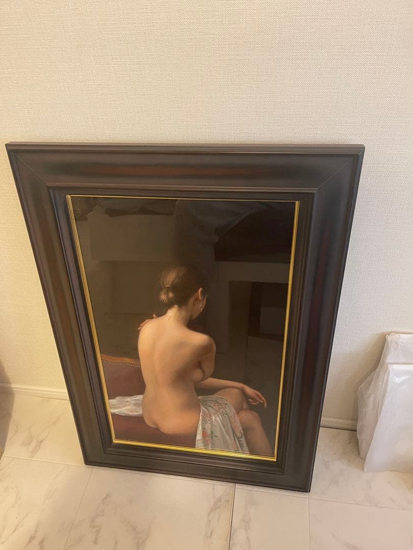 疋田正章「幽遠」裸婦 共シール 10号 ホキ美術館大賞入選画家