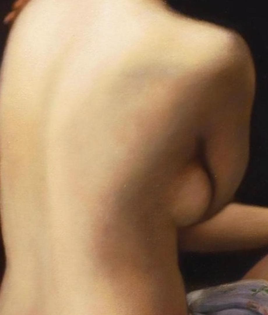 疋田正章「幽遠」裸婦 共シール 10号 ホキ美術館大賞入選画家