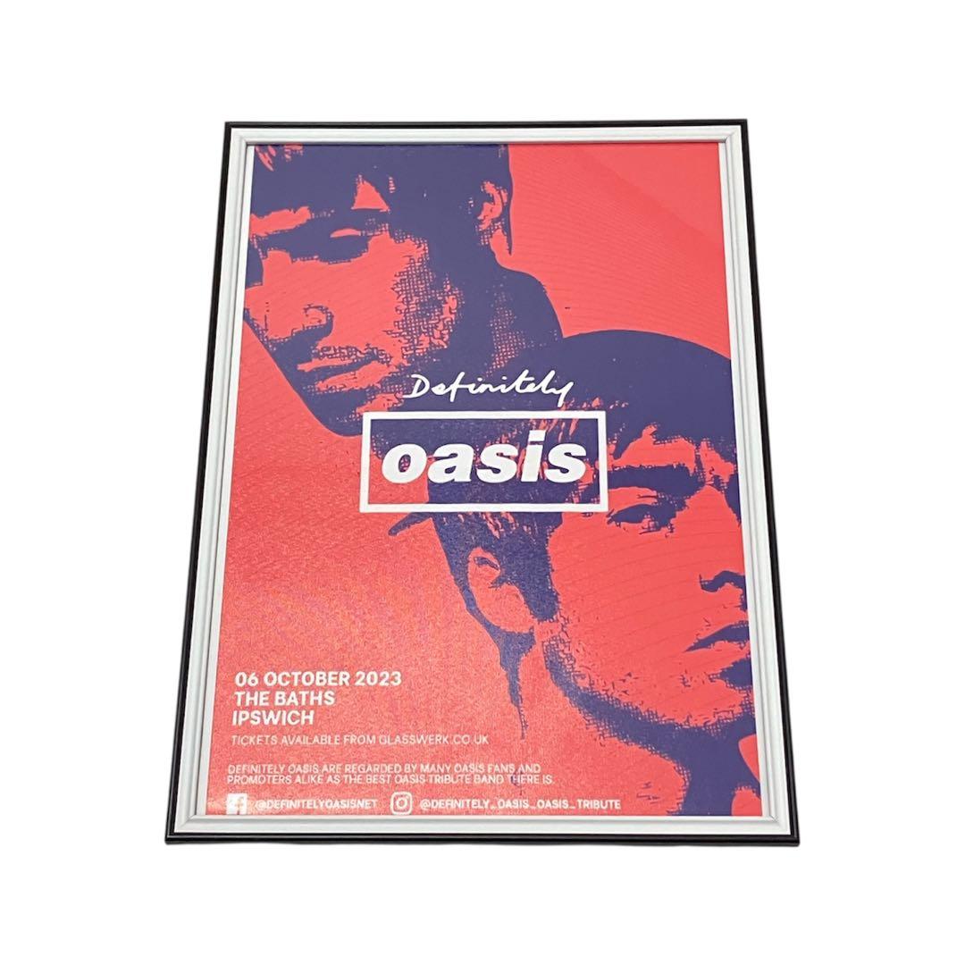 【額縁付き】A2 ポスター Definitely Oasis オアシス