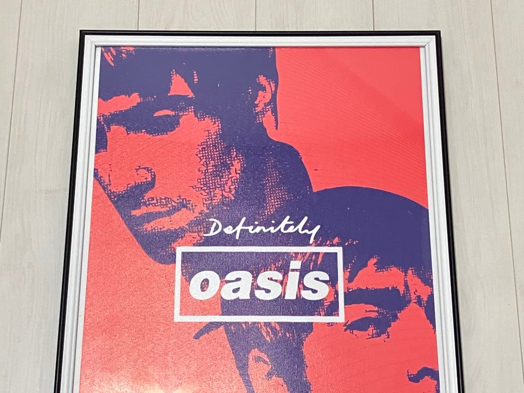 【額縁付き】A2 ポスター Definitely Oasis オアシス