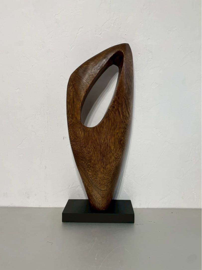 美品 BoConcept ボーコンセプト スカルプチャー オブジェ 置物 木製