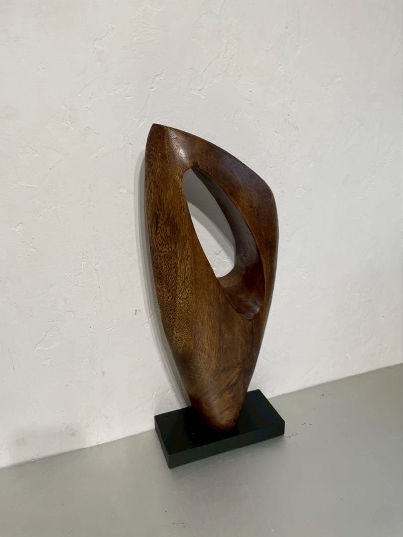 美品 BoConcept ボーコンセプト スカルプチャー オブジェ 置物 木製