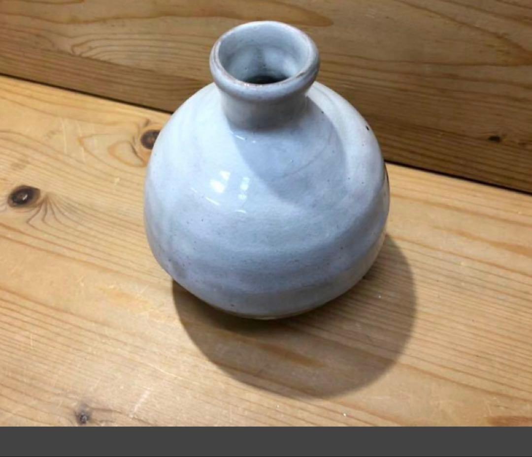 未使用/特価❕荒川豊蔵の息子さんの窯/水月窯/粉引/花入/1点　花瓶/一輪挿し