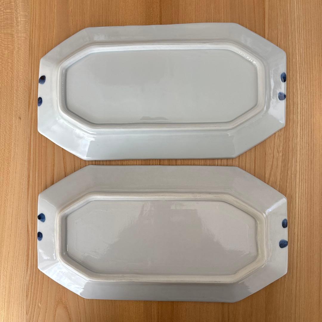 【九谷焼 / 高祥吾】八角皿　角皿　ぶどう　2枚　【北欧暮らしの道具店】