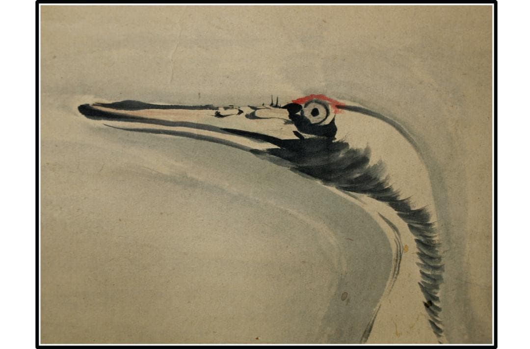 民間仕入れ品　　日本　時代肉筆掛け軸その※5激安骨董品中国 X1019C3-2