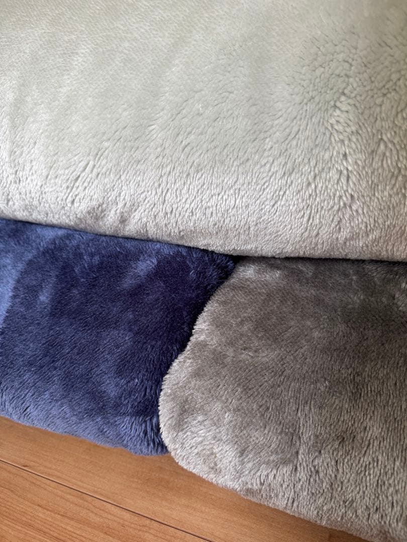 シングル　2枚合わせ毛布　3枚セット