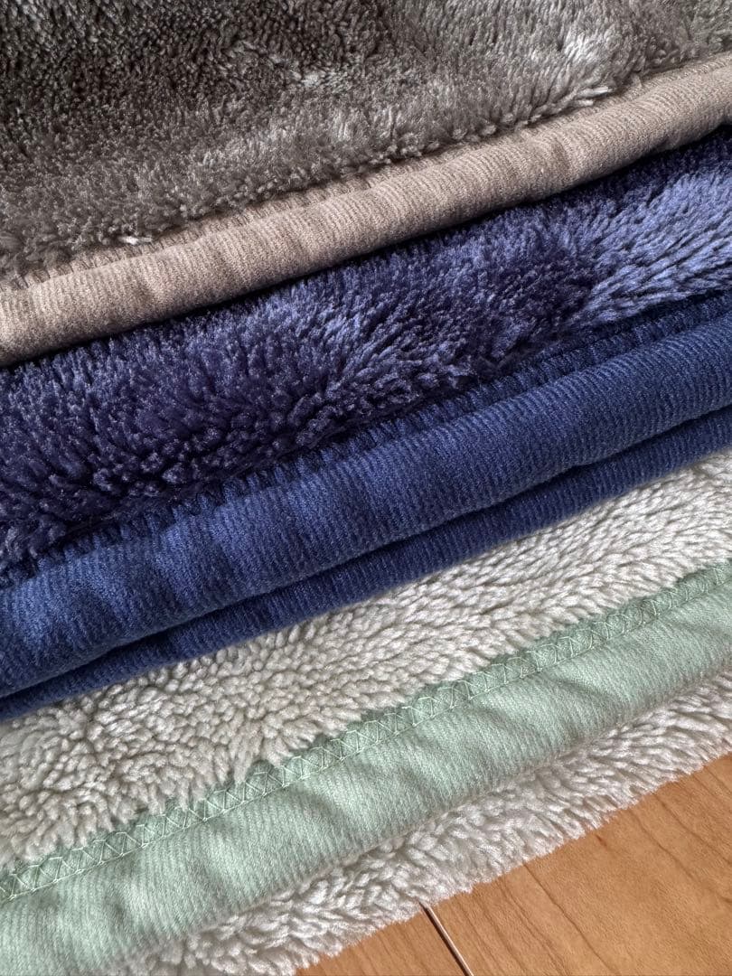 シングル　2枚合わせ毛布　3枚セット