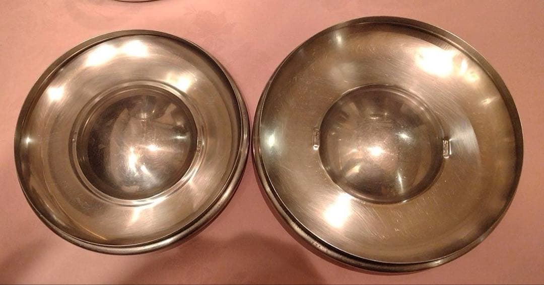 stainless steel キッチンポット ステンレス製 2個セット