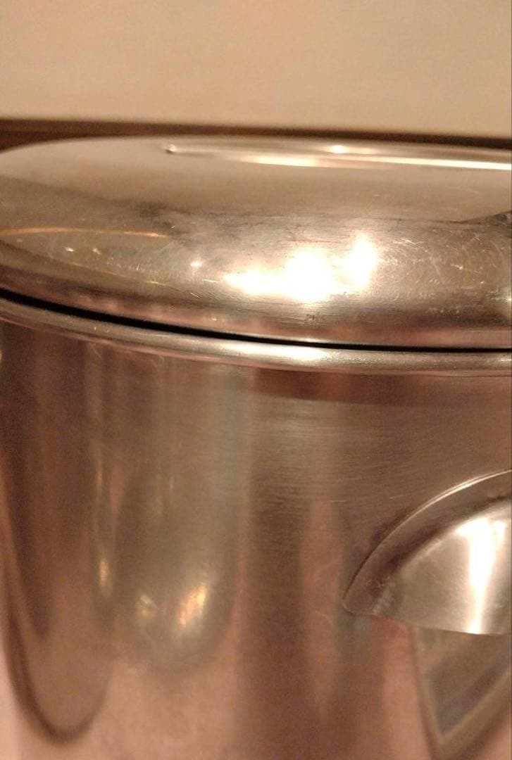 stainless steel キッチンポット ステンレス製 2個セット