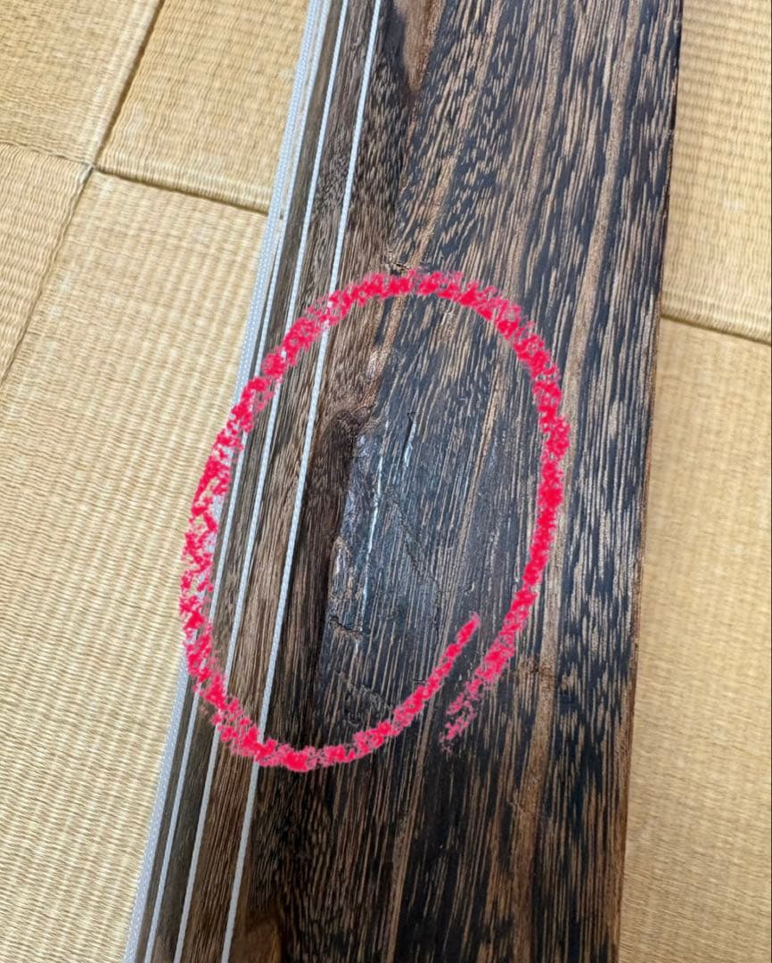 上角巻 【留甲】 すだれ彫 蒔絵 銘有13絃 箏 琴 付属品多数