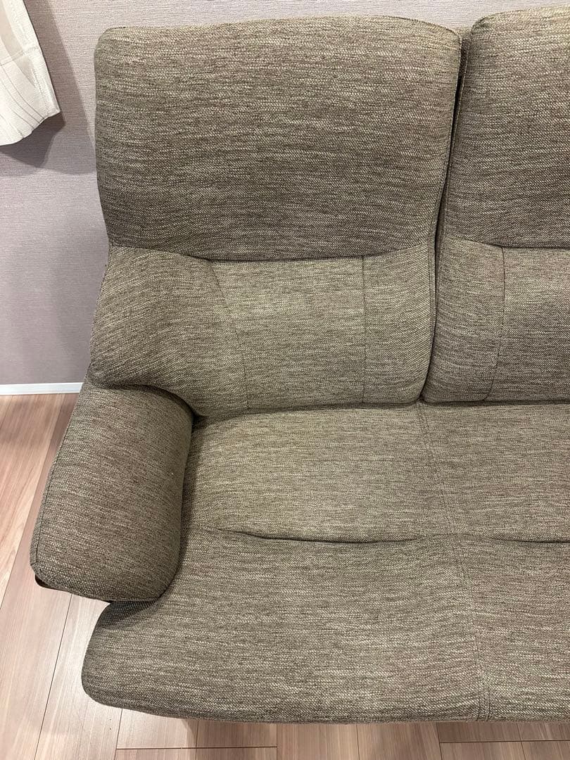 3人掛けソファ 布 ブラウン ニトリ 3P コウテイ