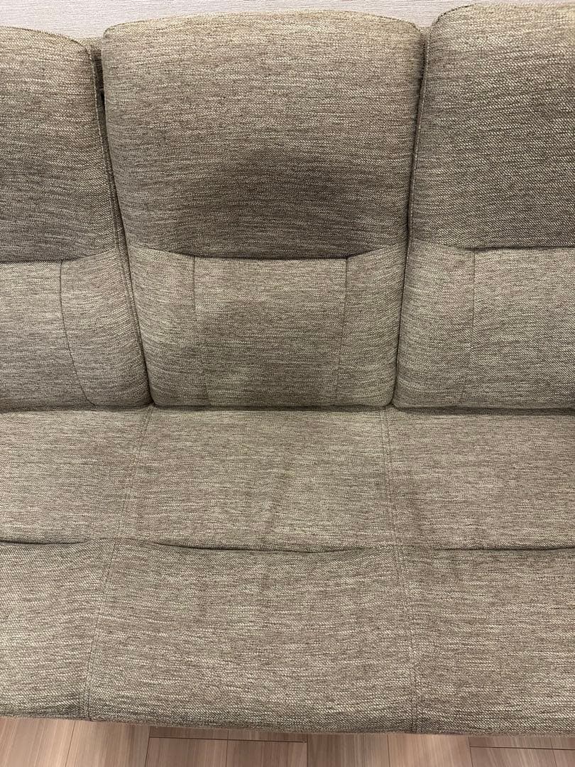 3人掛けソファ 布 ブラウン ニトリ 3P コウテイ