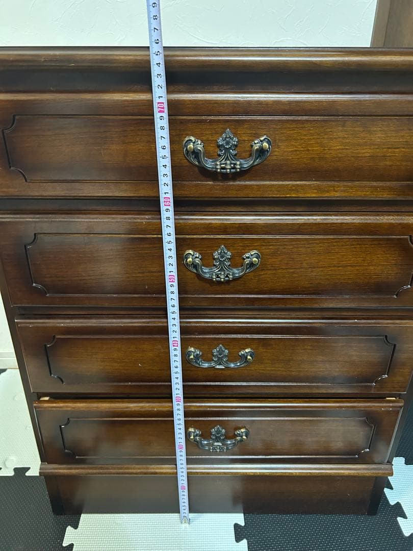 karimoku カリモク家具 コロニアル キャビネット チェスト ４段収納