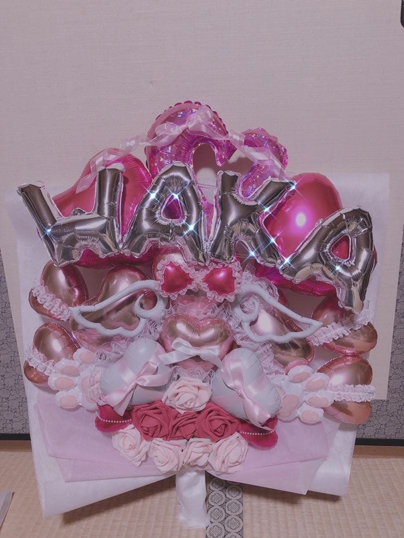 バルーンブーケ　花束　推し　卒業　送別　生誕祭　バルーンギフト