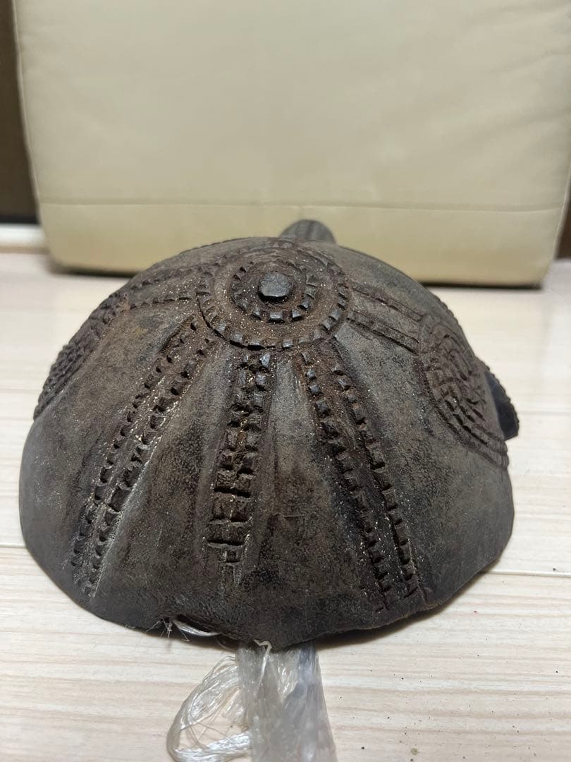 ビンテージ　タンザニアハンドメイド木製マスク　B