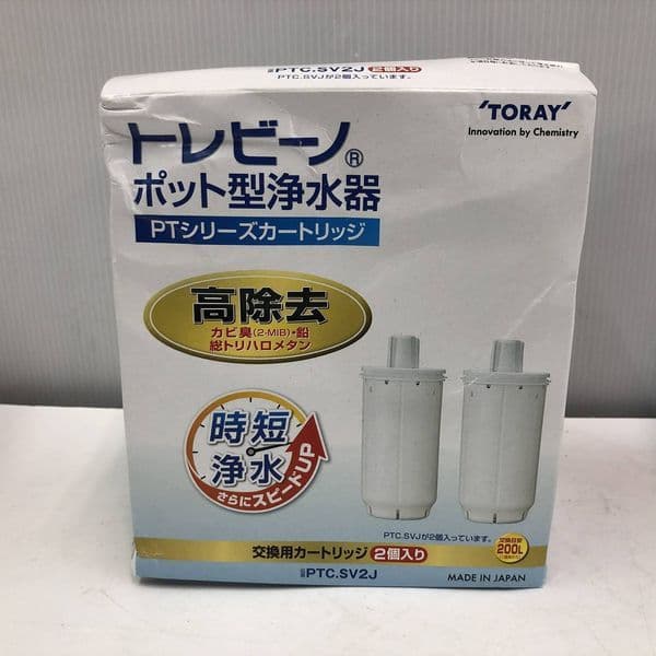 トレビーノ ポット型浄水器 交換用カートリッジ 2個入 2箱 PTC.SV2J