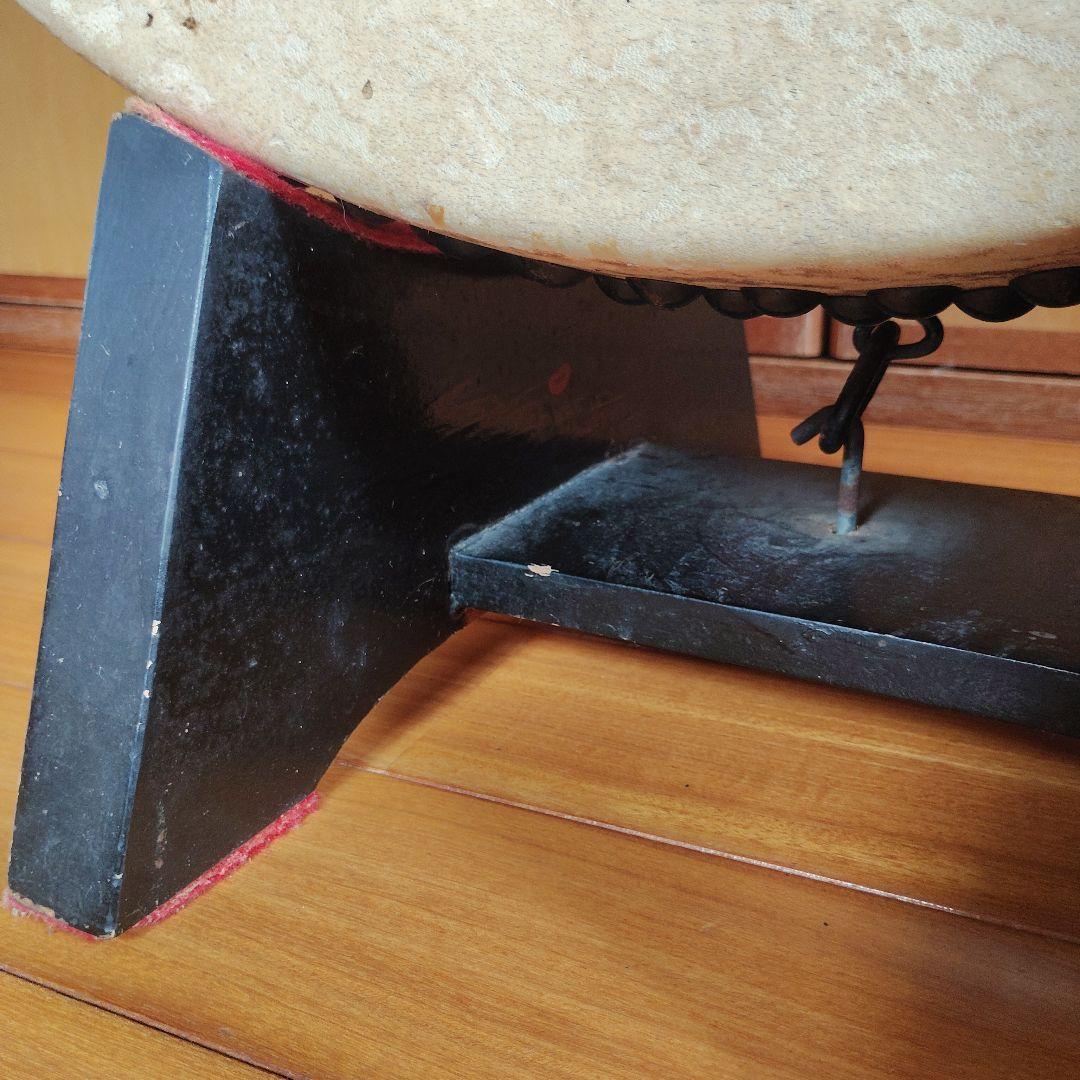 平太鼓 座敷用平太鼓 和太鼓 和楽器 木製スタンド付き 直径約55㎝