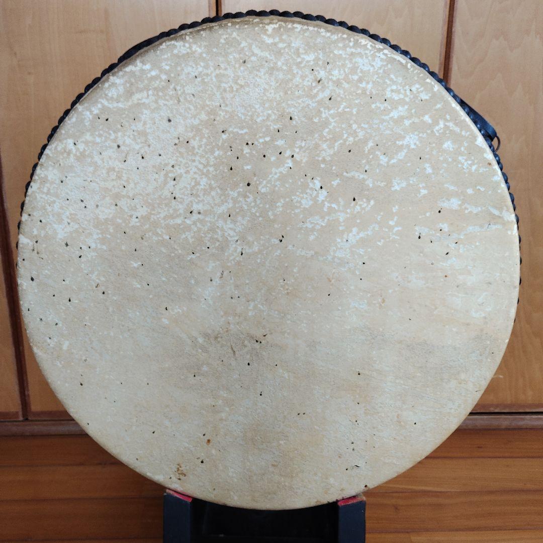 平太鼓 座敷用平太鼓 和太鼓 和楽器 木製スタンド付き 直径約55㎝