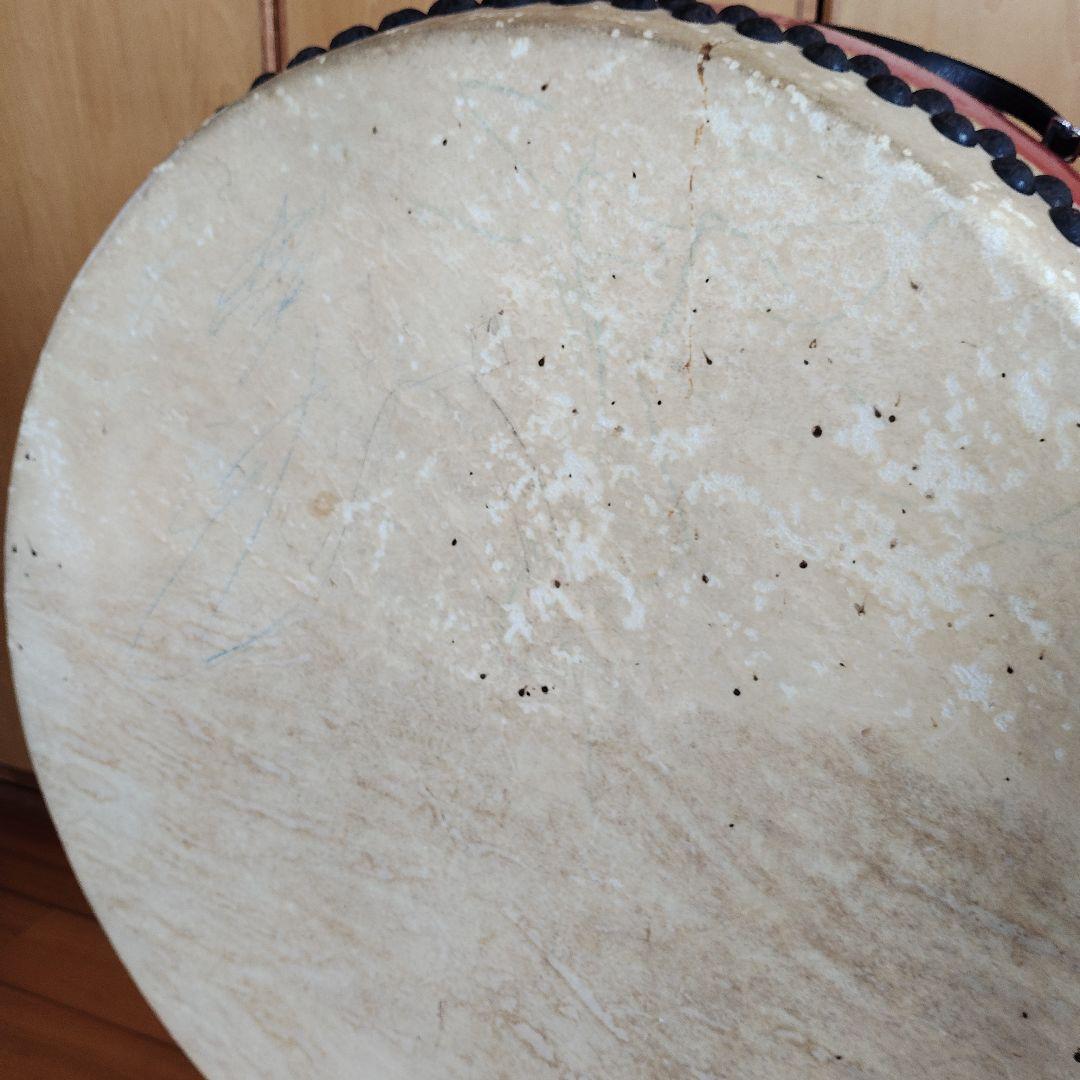 平太鼓 座敷用平太鼓 和太鼓 和楽器 木製スタンド付き 直径約55㎝