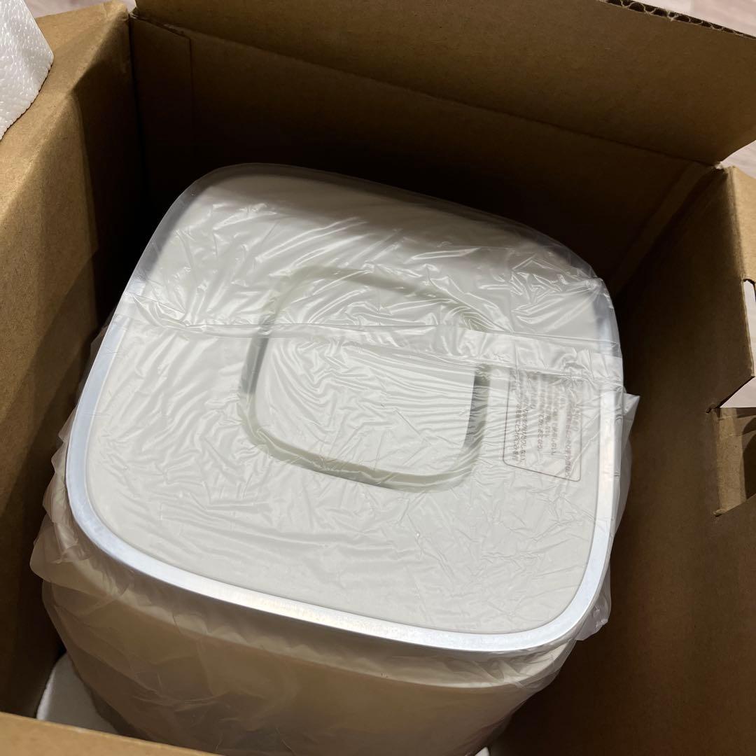 山善スチームキューブマグ スチーム式加湿器 KS-J243 (W)