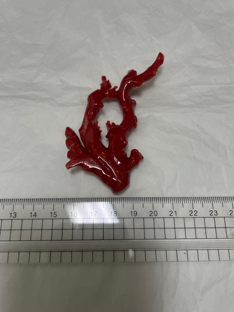 赤珊瑚枝ペンダントトップ,原木の置物