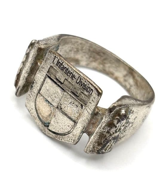 1935’s★ ドイツ国防軍陸軍 ★第1歩兵師団★ エンブレムリング★ミリタリー