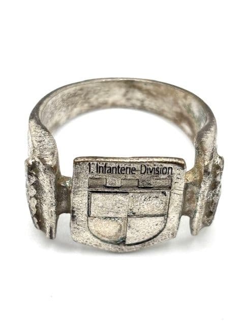 1935’s★ ドイツ国防軍陸軍 ★第1歩兵師団★ エンブレムリング★ミリタリー
