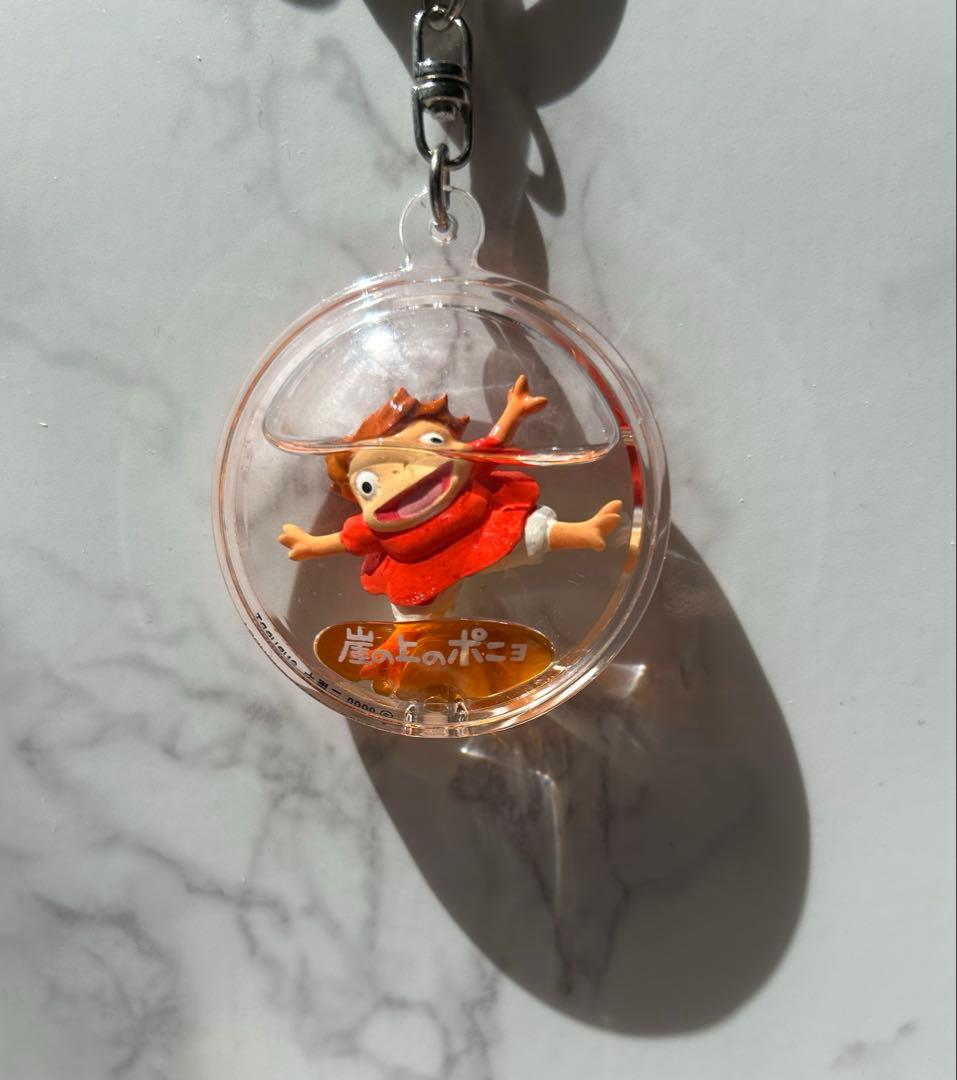 崖の上のポニョ　オイルチャーム　アクアキーホルダー　ポニョ　ジブリ　アクキー