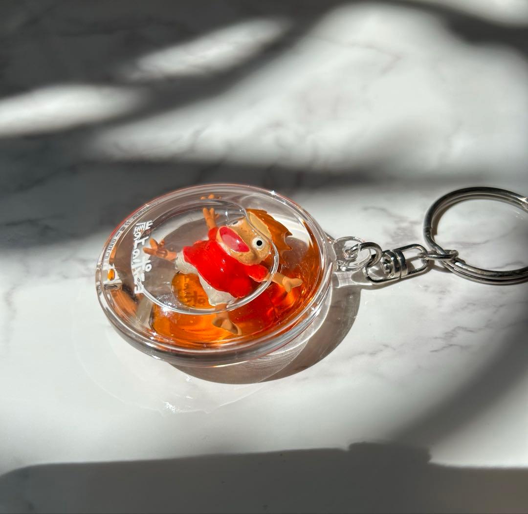 崖の上のポニョ　オイルチャーム　アクアキーホルダー　ポニョ　ジブリ　アクキー