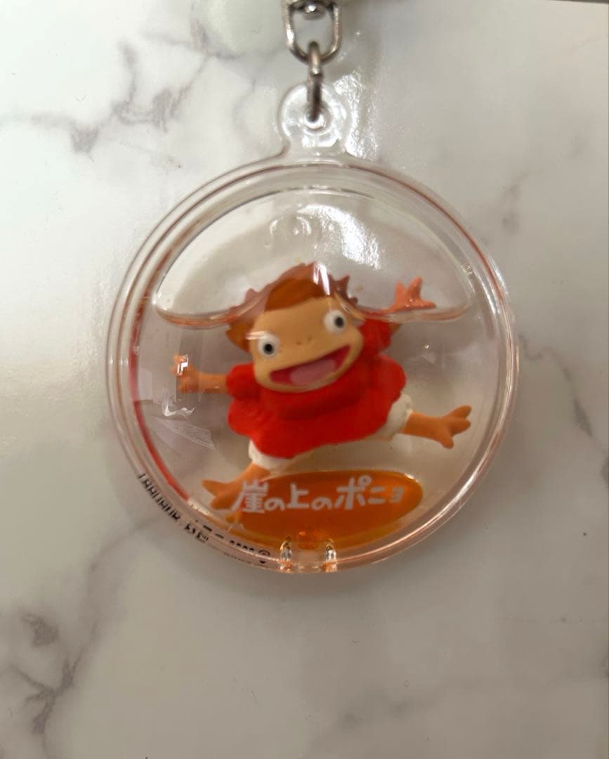 崖の上のポニョ　オイルチャーム　アクアキーホルダー　ポニョ　ジブリ　アクキー