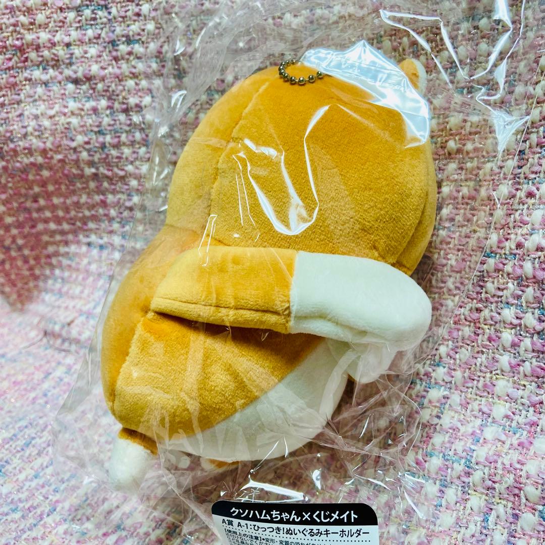 アニメイト くじメイト クソハムちゃん A賞 ひっつき！ぬいぐるみキーホルダー