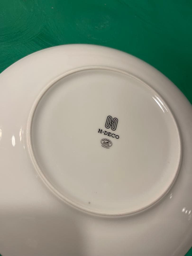 HERMES エルメス H・DECO アッシュ デコ 14㎝ プレート