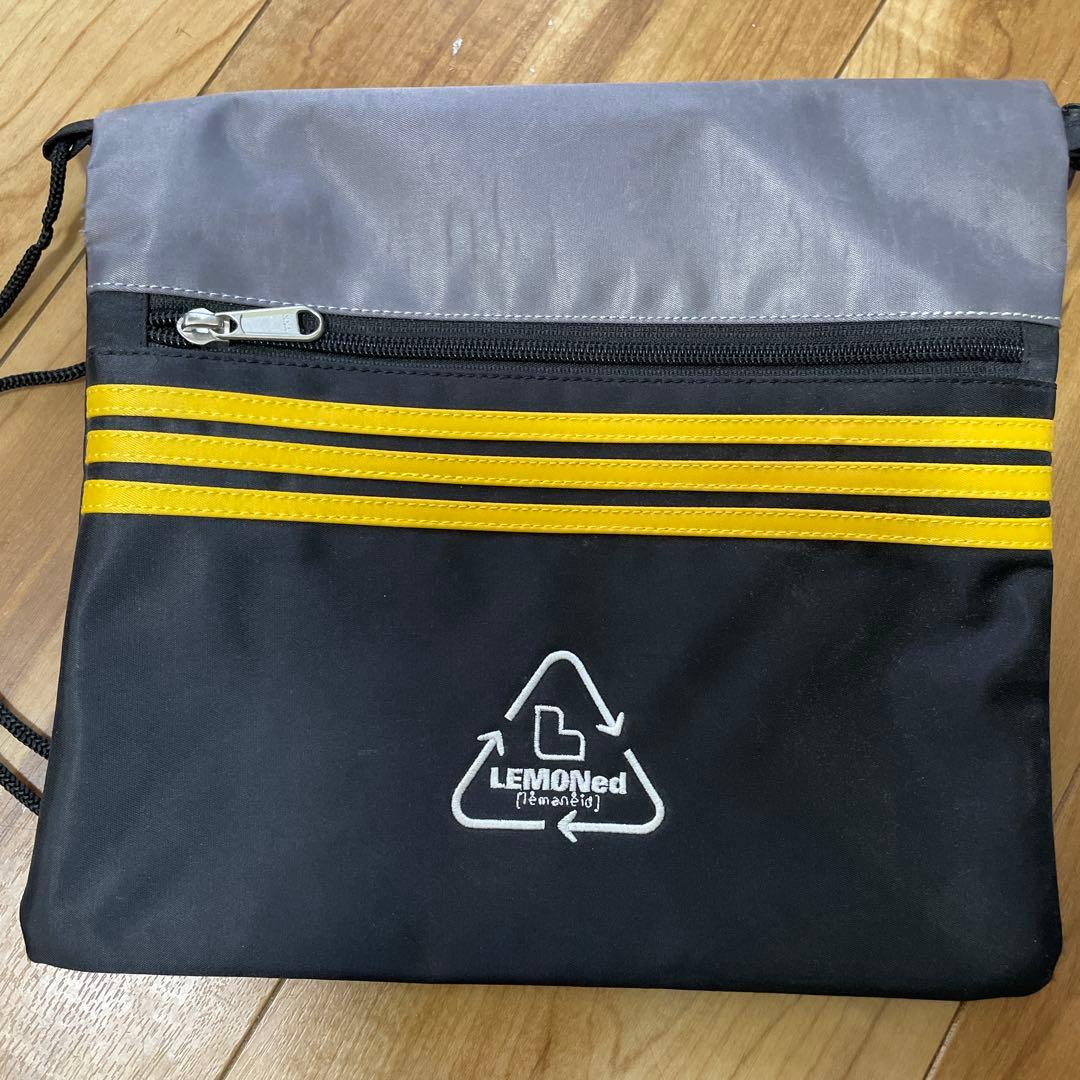 LEMOMed サコッシュ ブラック&イエロー