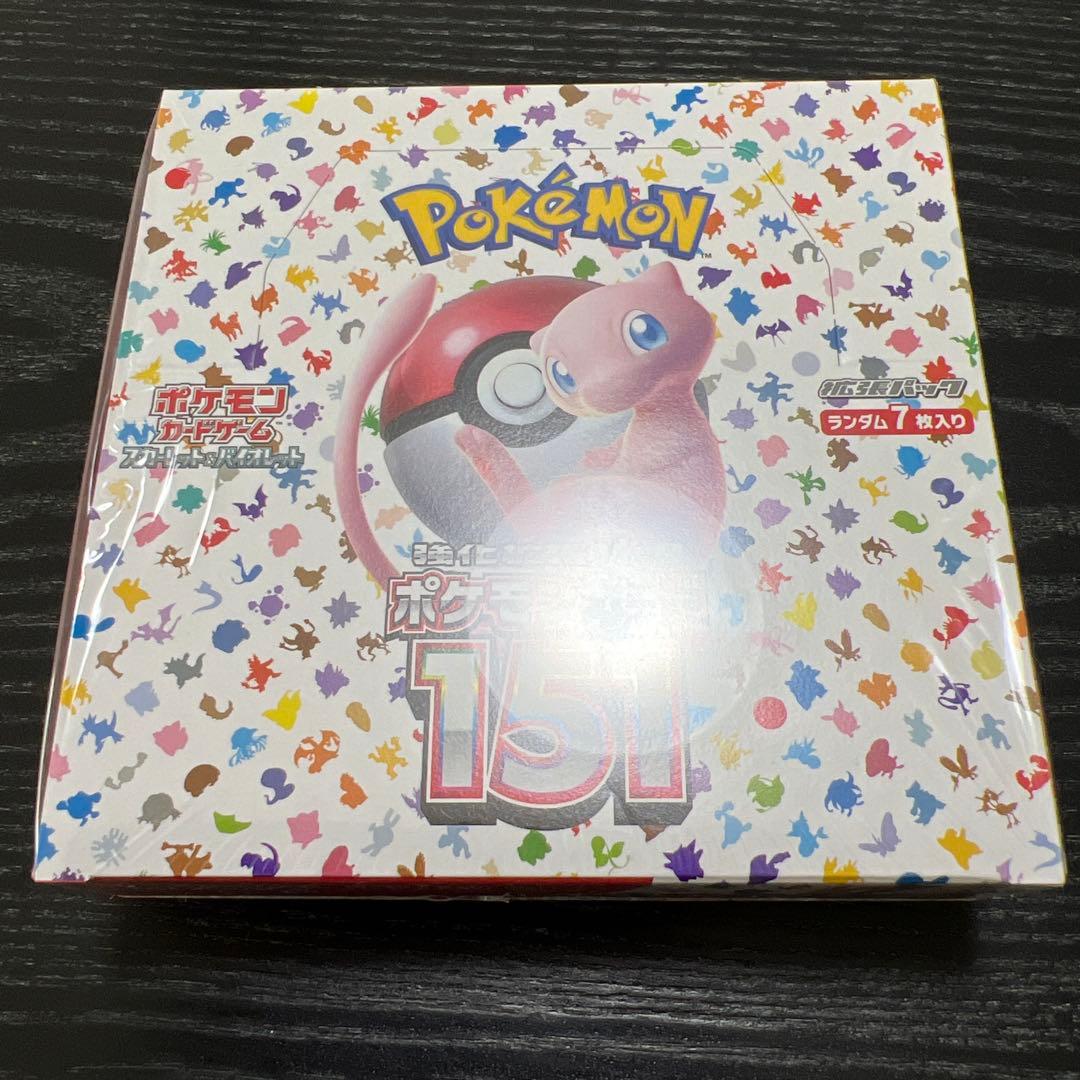 ポケモンカード151 シュリンク付き未開封1box